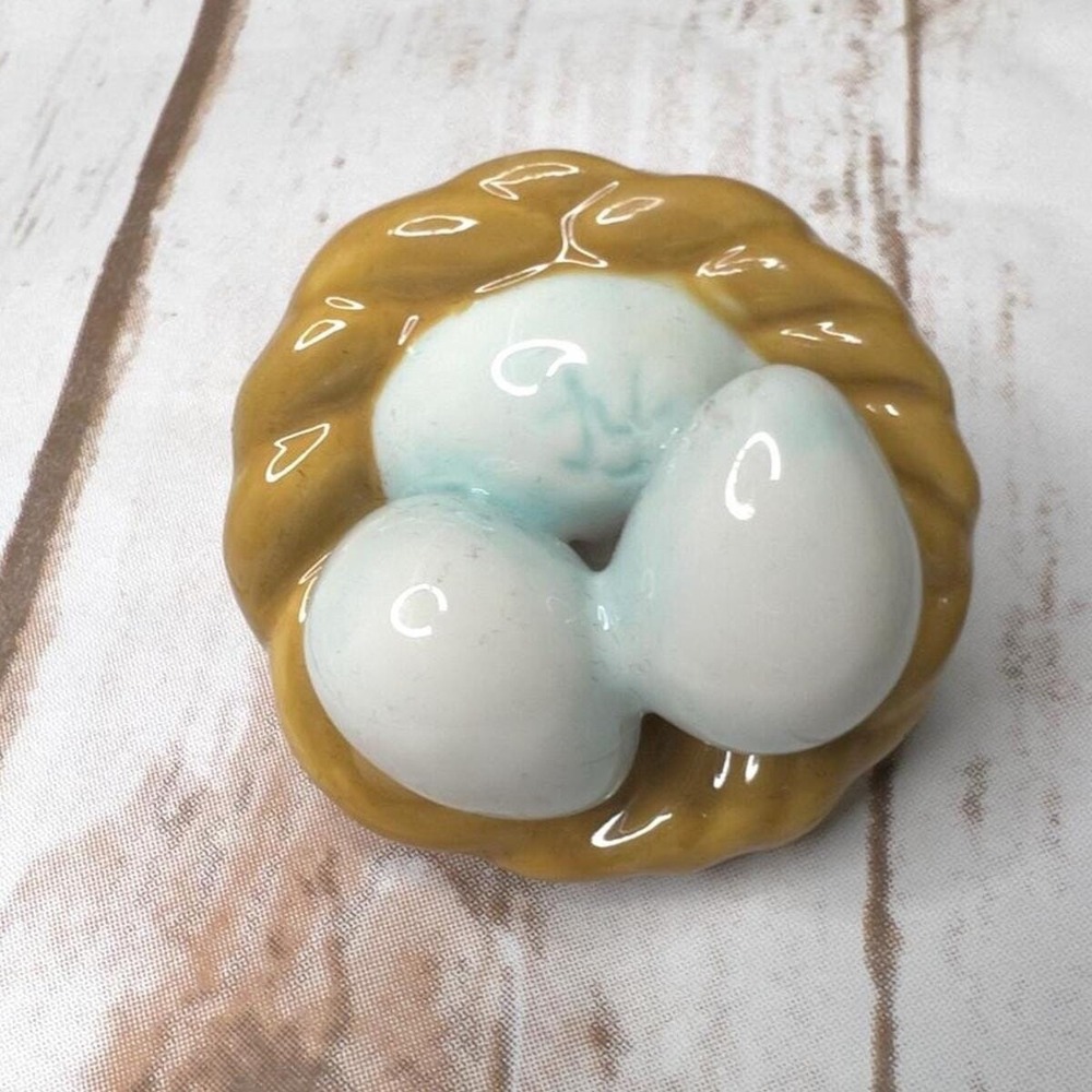 Nora Fleming NEW Egg Nest Mini, Hand Painted Figurine